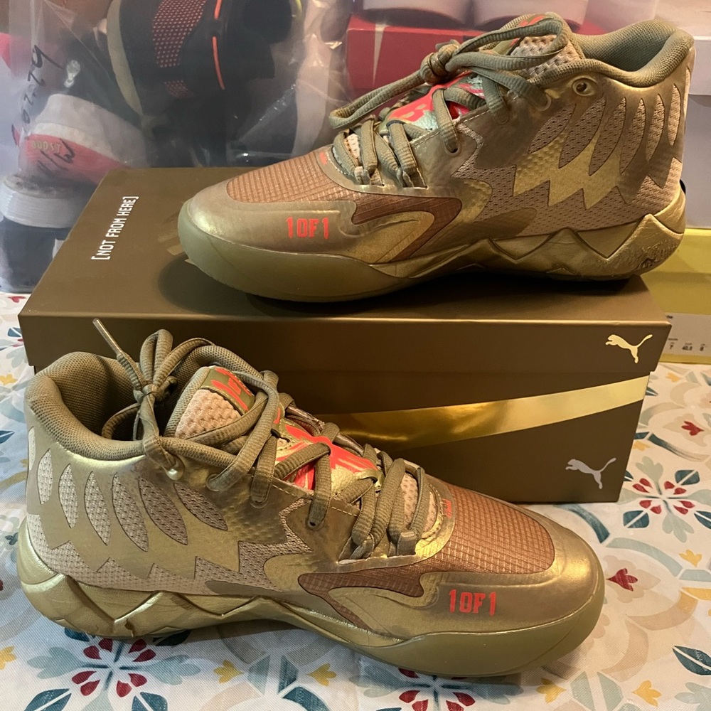 Puma MB.01 Melo Golden Child Basketball Shoes